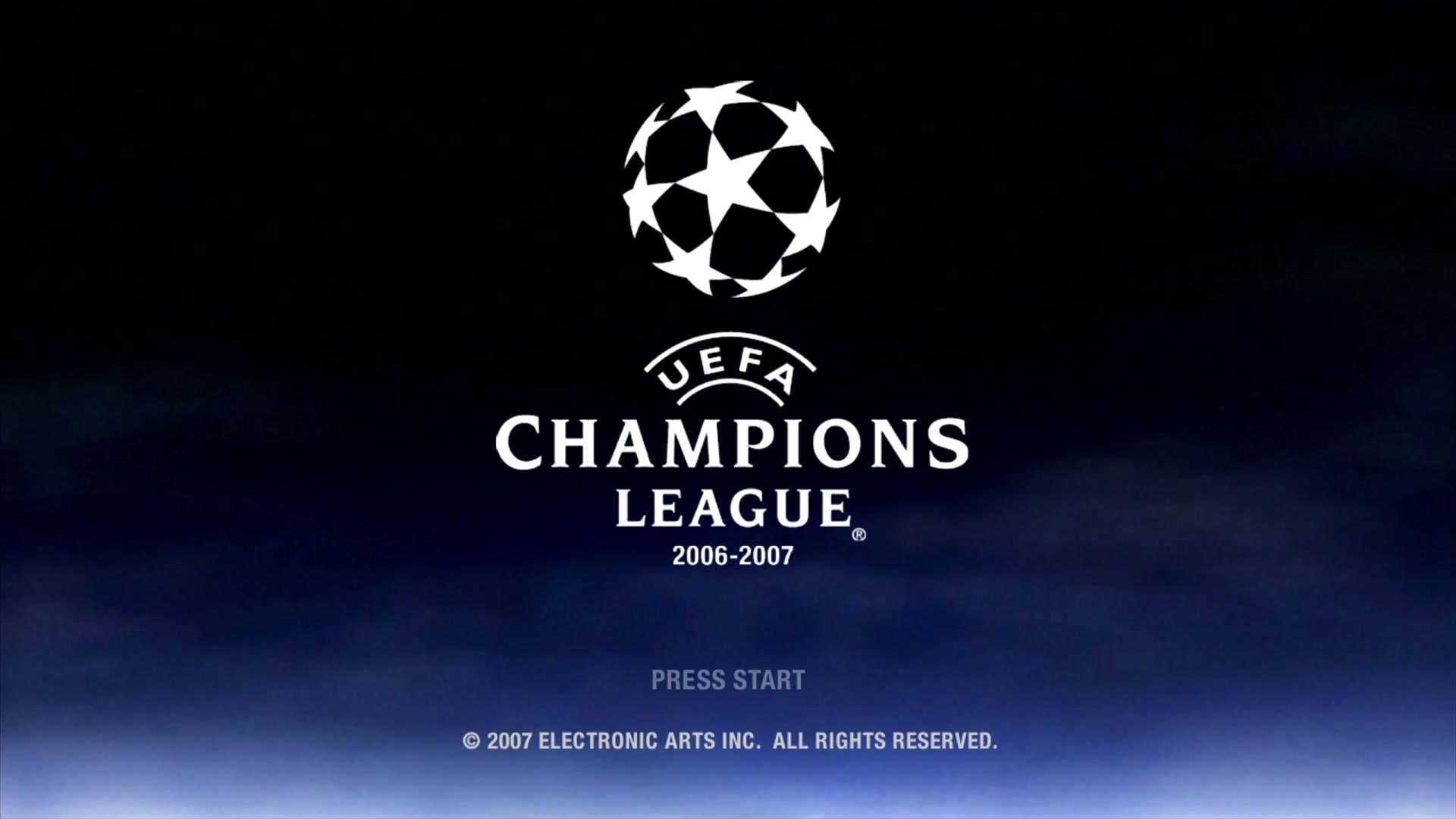 2006 FIFA World Cup title screen for Xbox 360